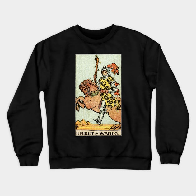 KNIGHT OF WANDS Crewneck Sweatshirt by WAITE-SMITH VINTAGE ART